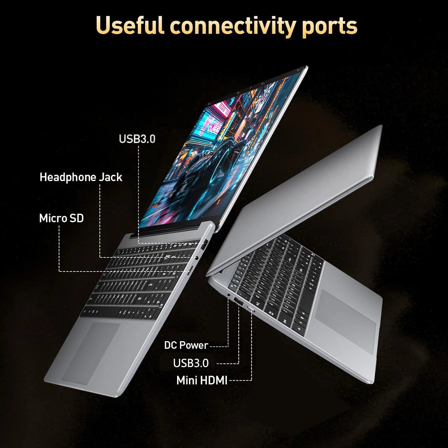 Nueva computadora portátil FUCHU de 15.6 pulgadas con Windows 11