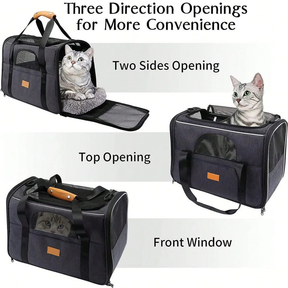 Bolsa De Viaje Portátil Para Gatos Pequeños