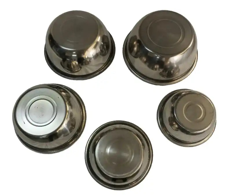 Kit 5 Tazones Hot Spot Z439 Acero Inoxidable