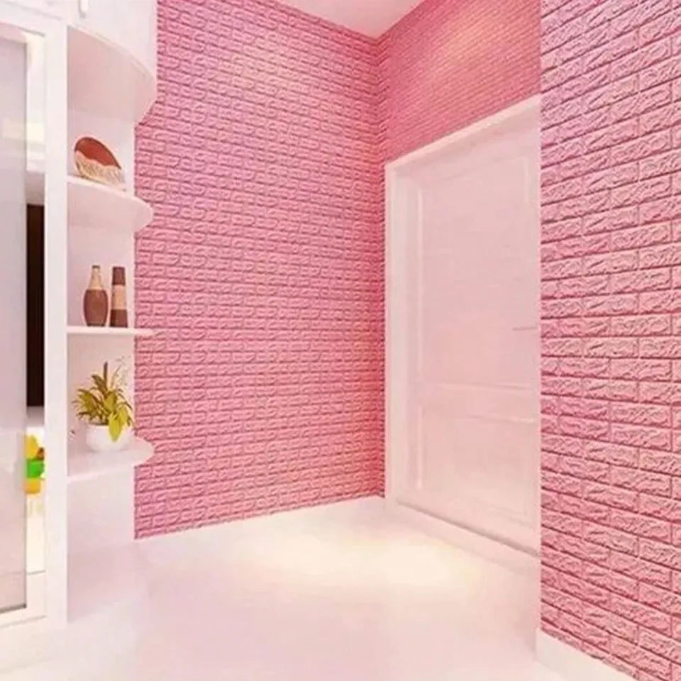 Pared Tridimensional 3D Pegada A La Pared