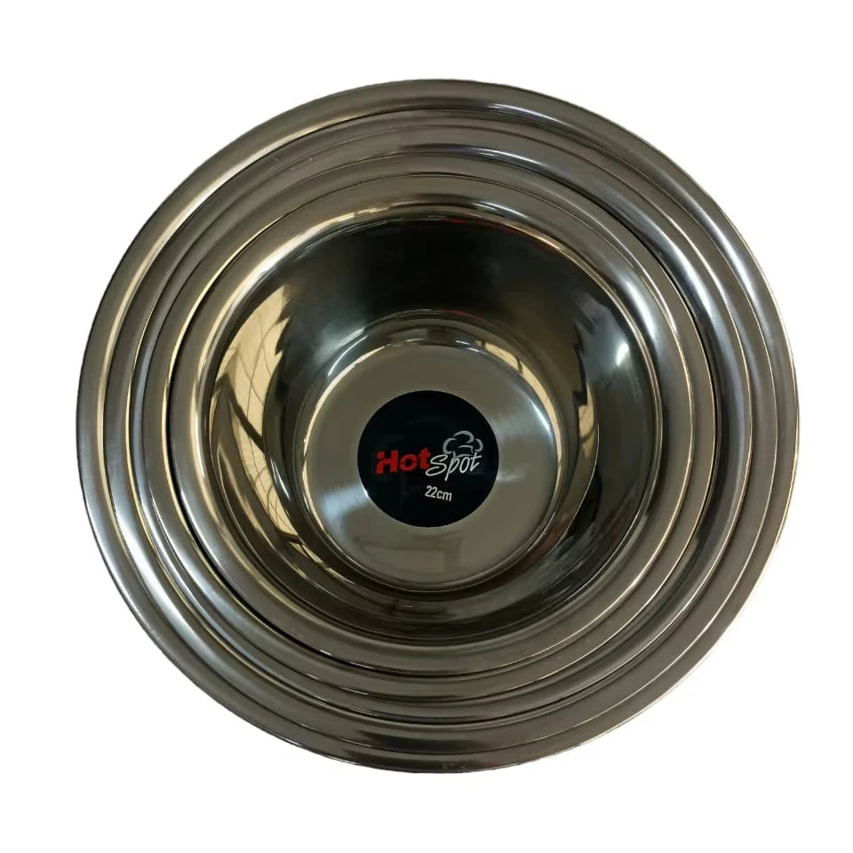 Kit 5 Tazones Hot Spot Z439 Acero Inoxidable
