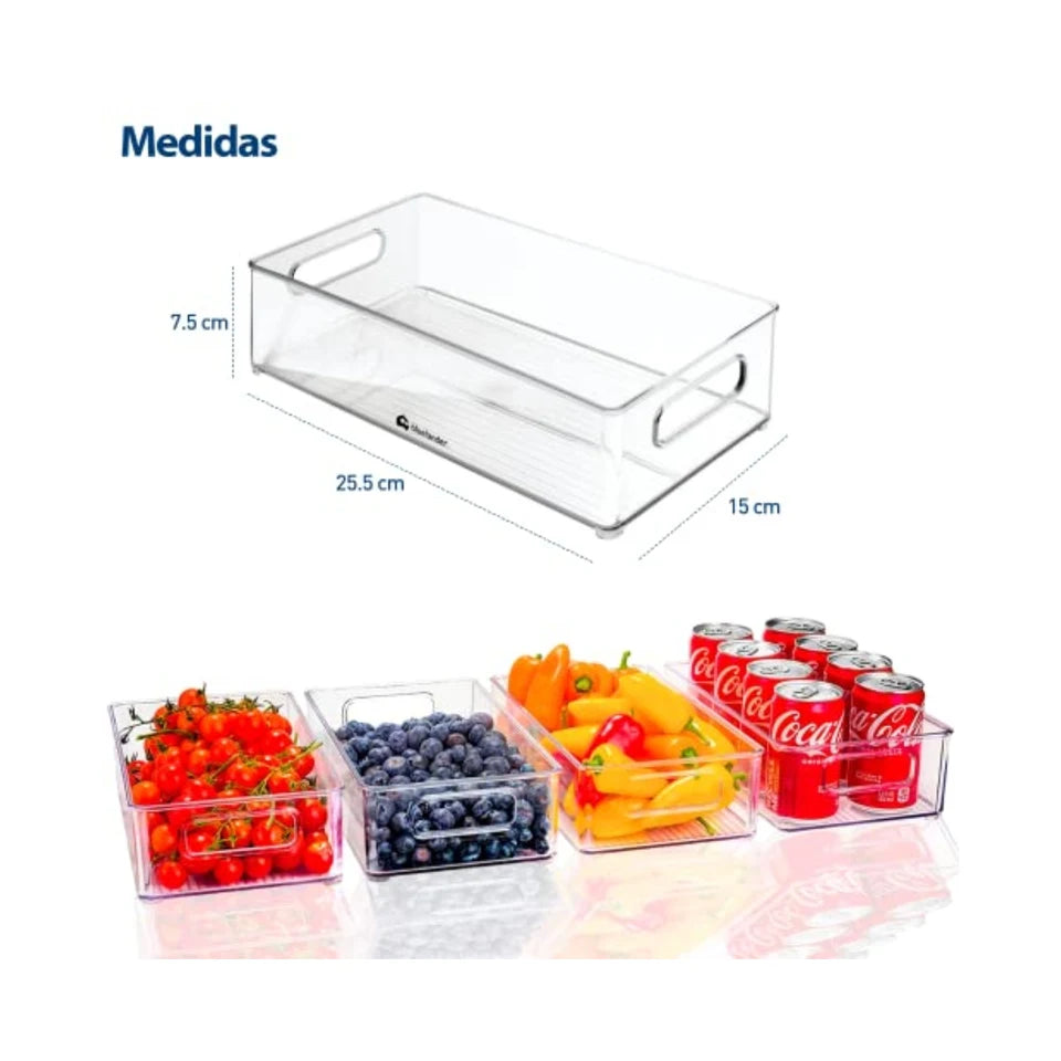 Organizadores de Refrigerador, 8 Organizadores de Acrílico
