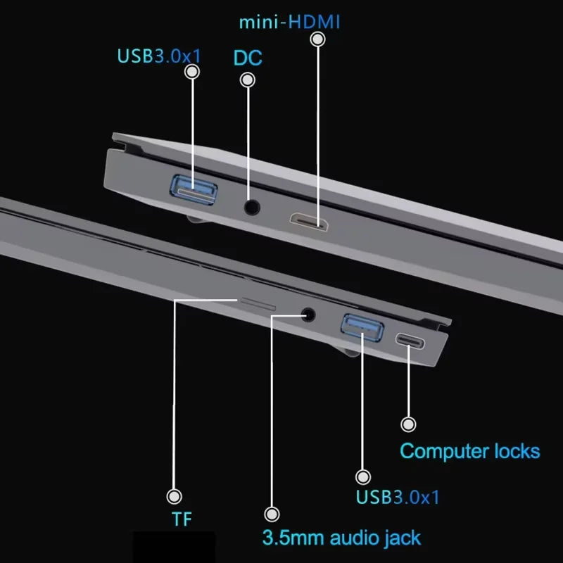 15.6 inch Portable NotebookIntel  Windows 11 Pro