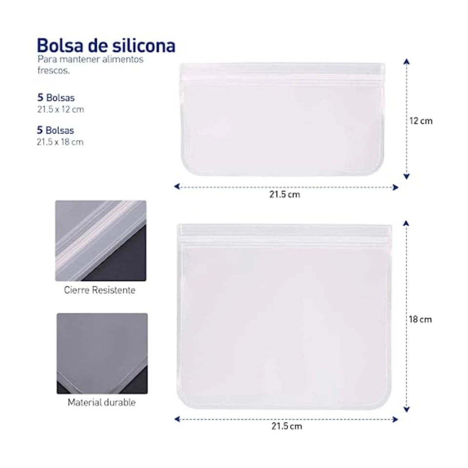 Bolsas de Almacenamiento Reutilizables