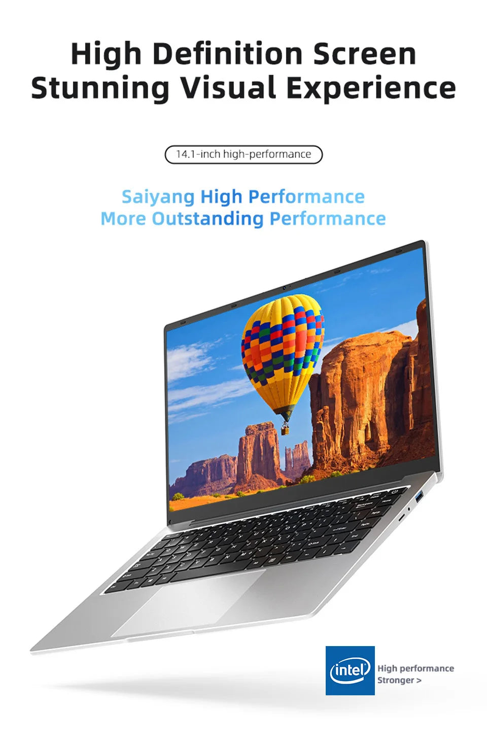 ordenador portátil Windows 11 Pro Intel Atom A3950 2025 Notebook 12GB RAM 512GB 1TB 2TB SSD 1080P ordenador