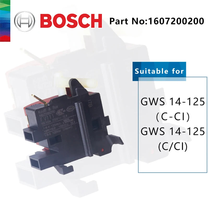 Amoladora angular Bosch GWS14 150, piezas de repuesto para reparación