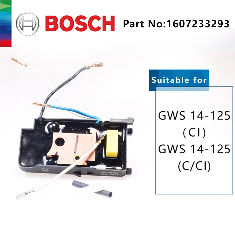 Amoladora angular Bosch GWS14 150, piezas de repuesto para reparación