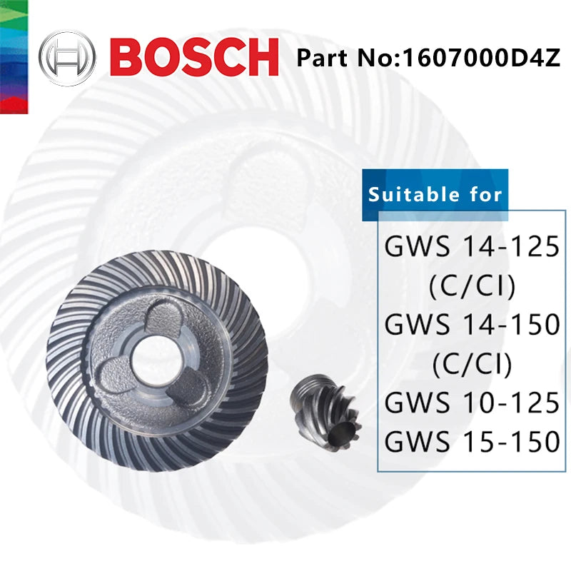Amoladora angular Bosch GWS14 150, piezas de repuesto para reparación
