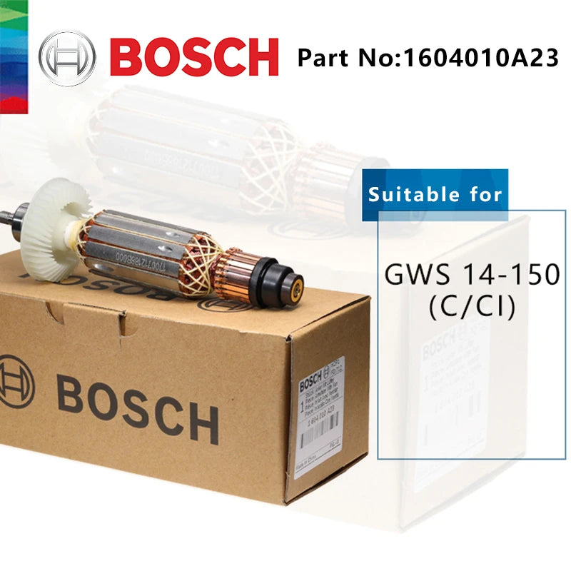 Amoladora angular Bosch GWS14 150, piezas de repuesto para reparación