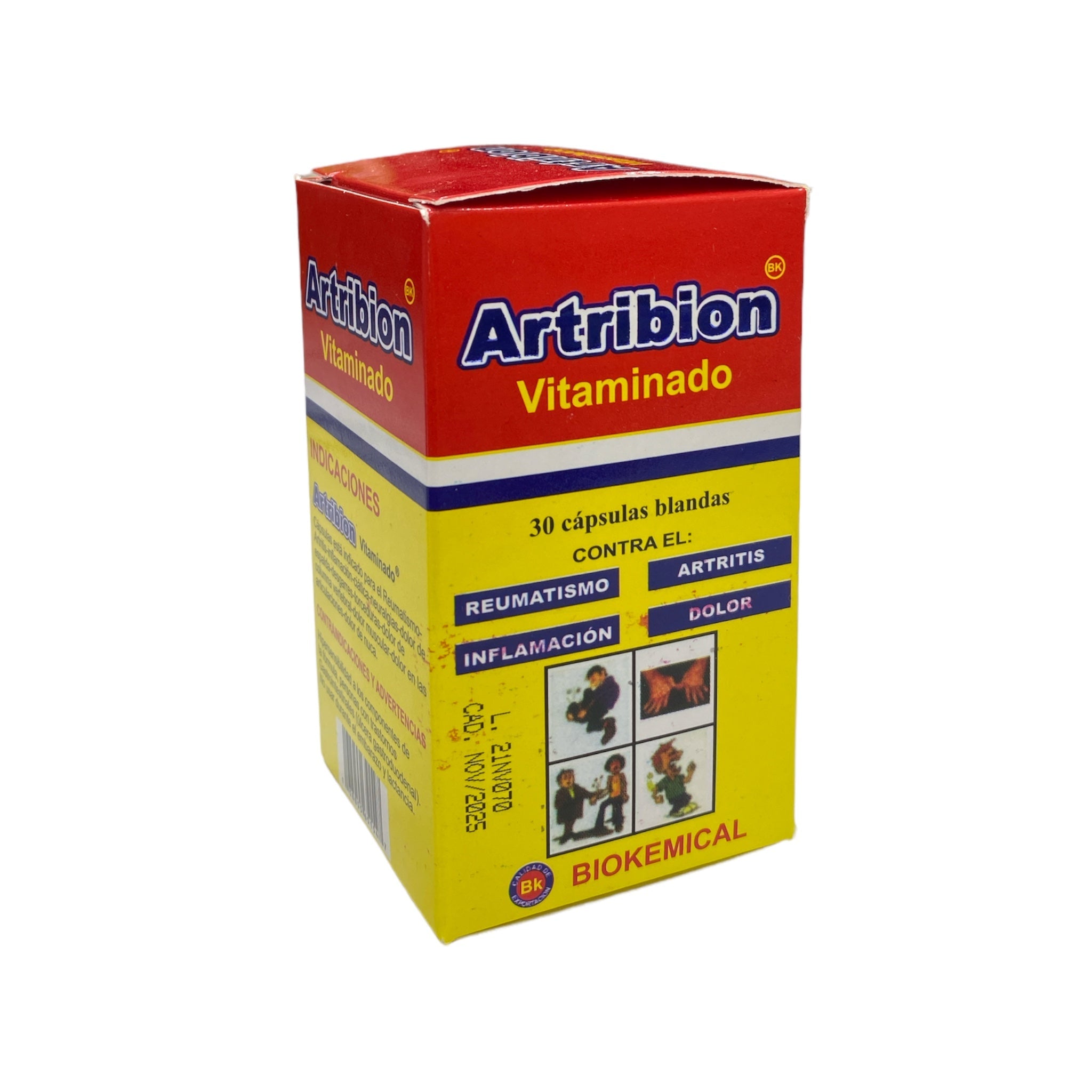 CAP ARTRIBION VITAMINADO C/30 BIOKEMICAL