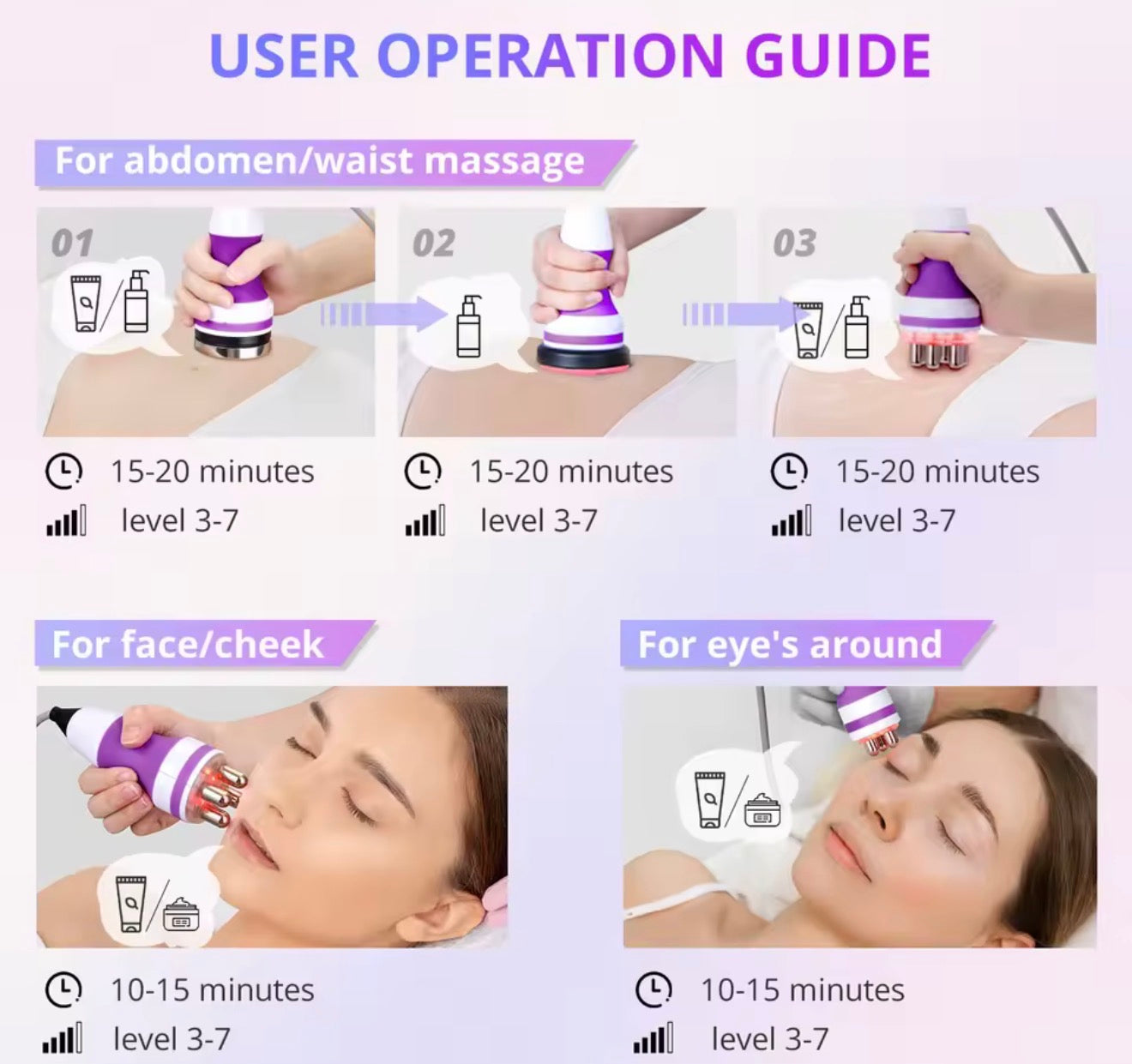 en 1 máquina de belleza de elevación de piel RF de vacío de cavitación de unoisetion