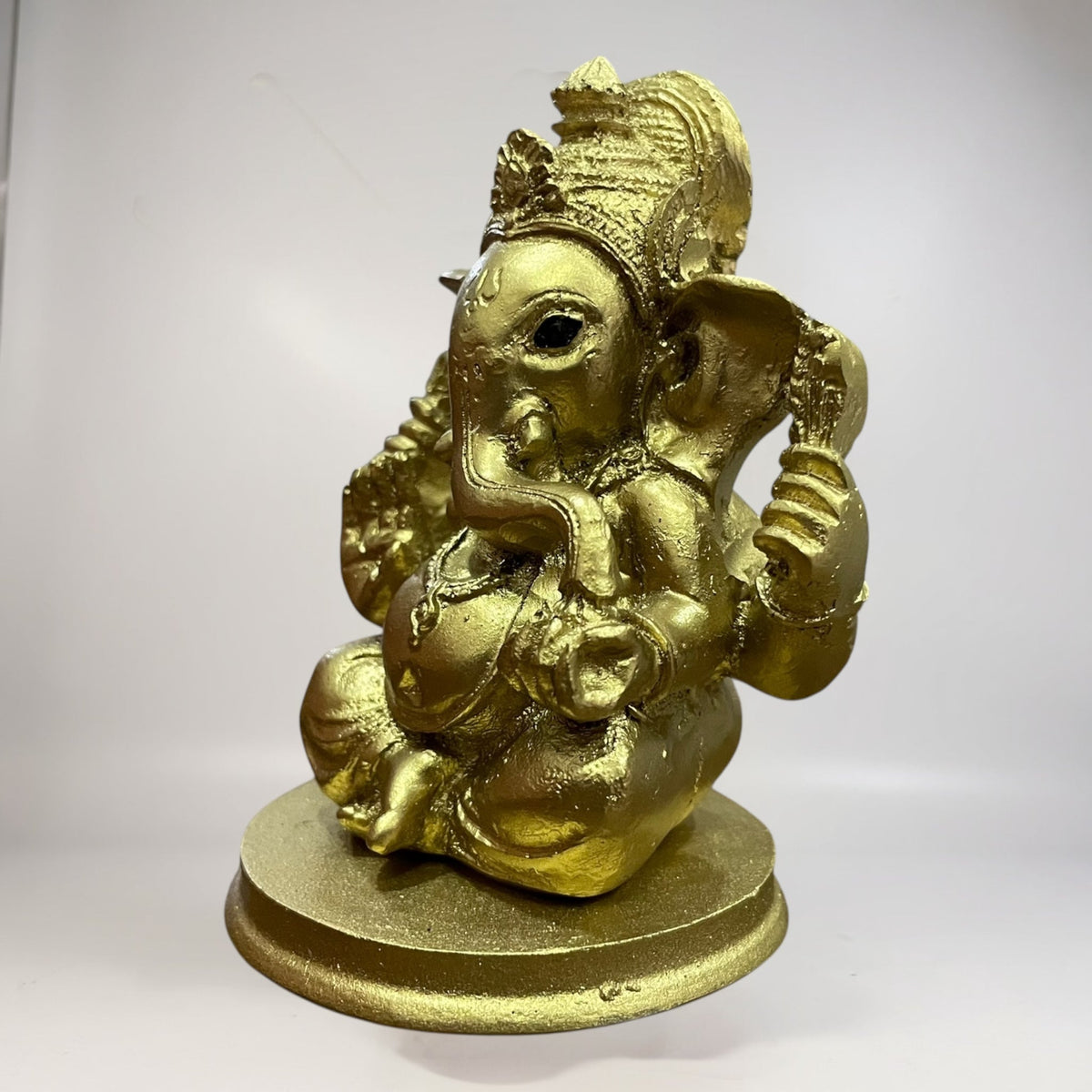 Ganesh 8.5 Cm Resina Nacional Pintado A Mano