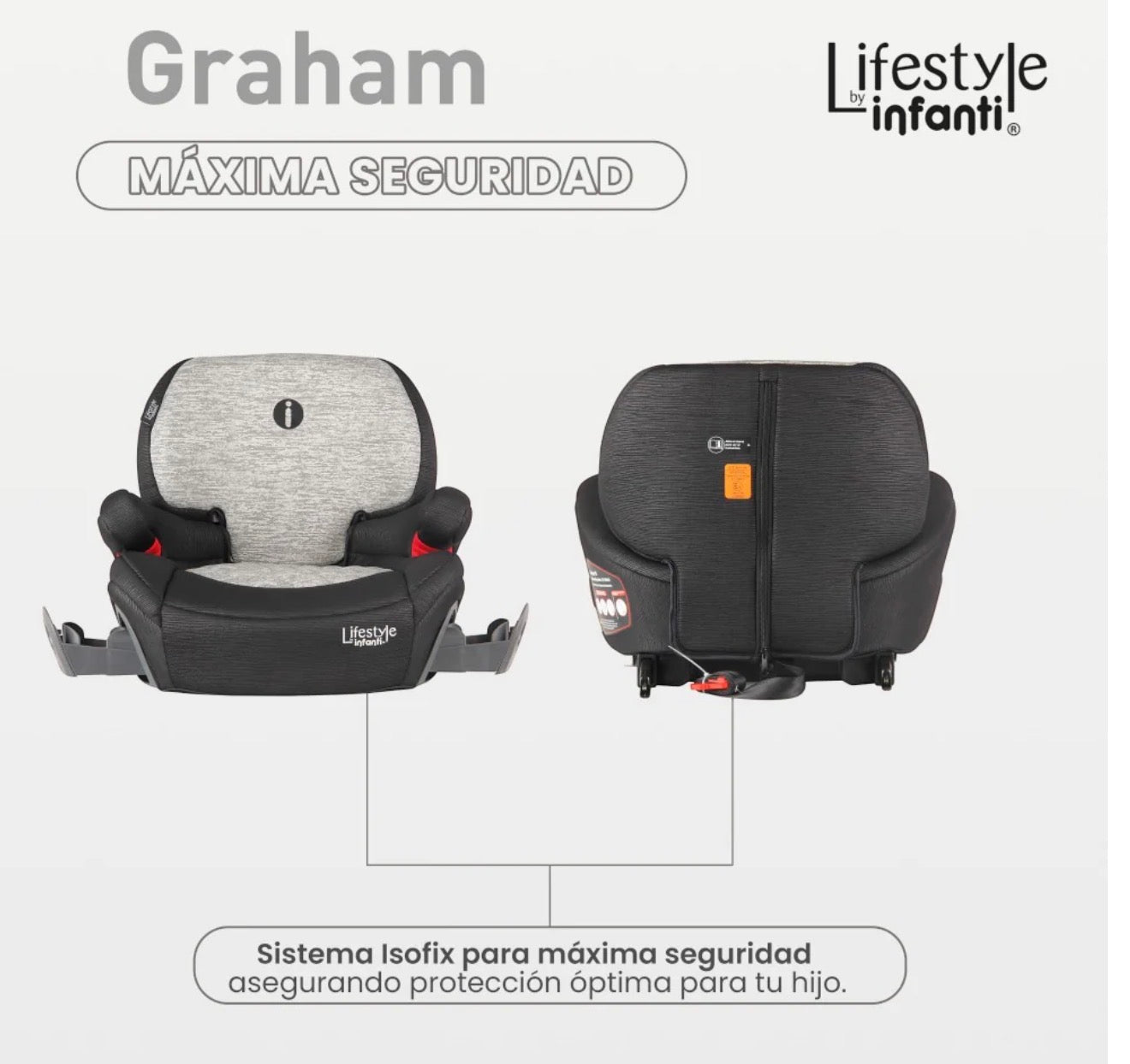 Autoasiento Booster Graham Lifestyle By Infanti