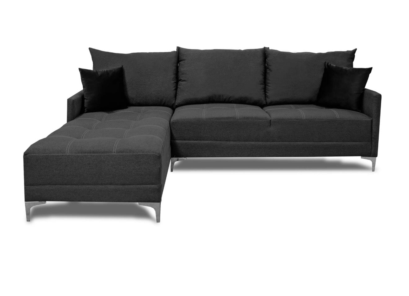 Sala Esquinera El Bazar Store Caslon lino Gris Oxford 260x180 cm