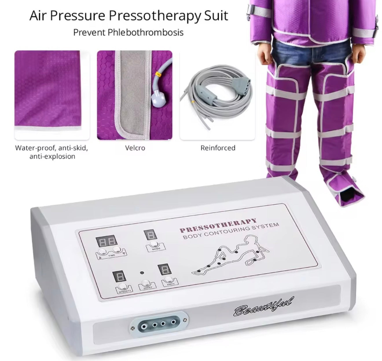 Máquina de Presoterapia con Infrarrojo – Traje Completo