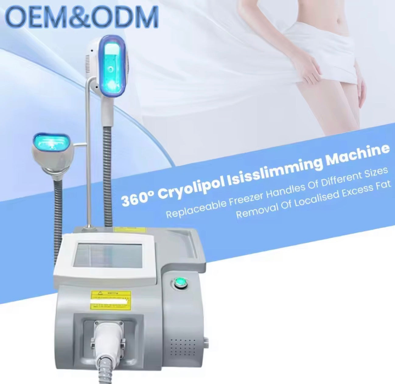 Máquina de Criolipólisis en Frío 3 Manerales – Quema de Grasa Localizada y Lifting Facial sin Cirugía