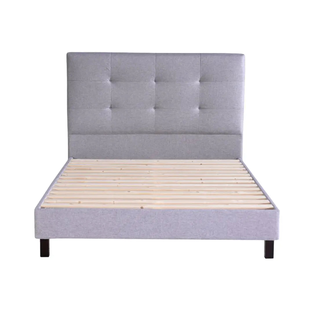 Base de cama y cabecera de Madera Berlin