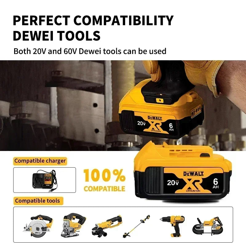 Batería Dewalt 20V 100% Original, Batería Recargable de Iones de Litio
