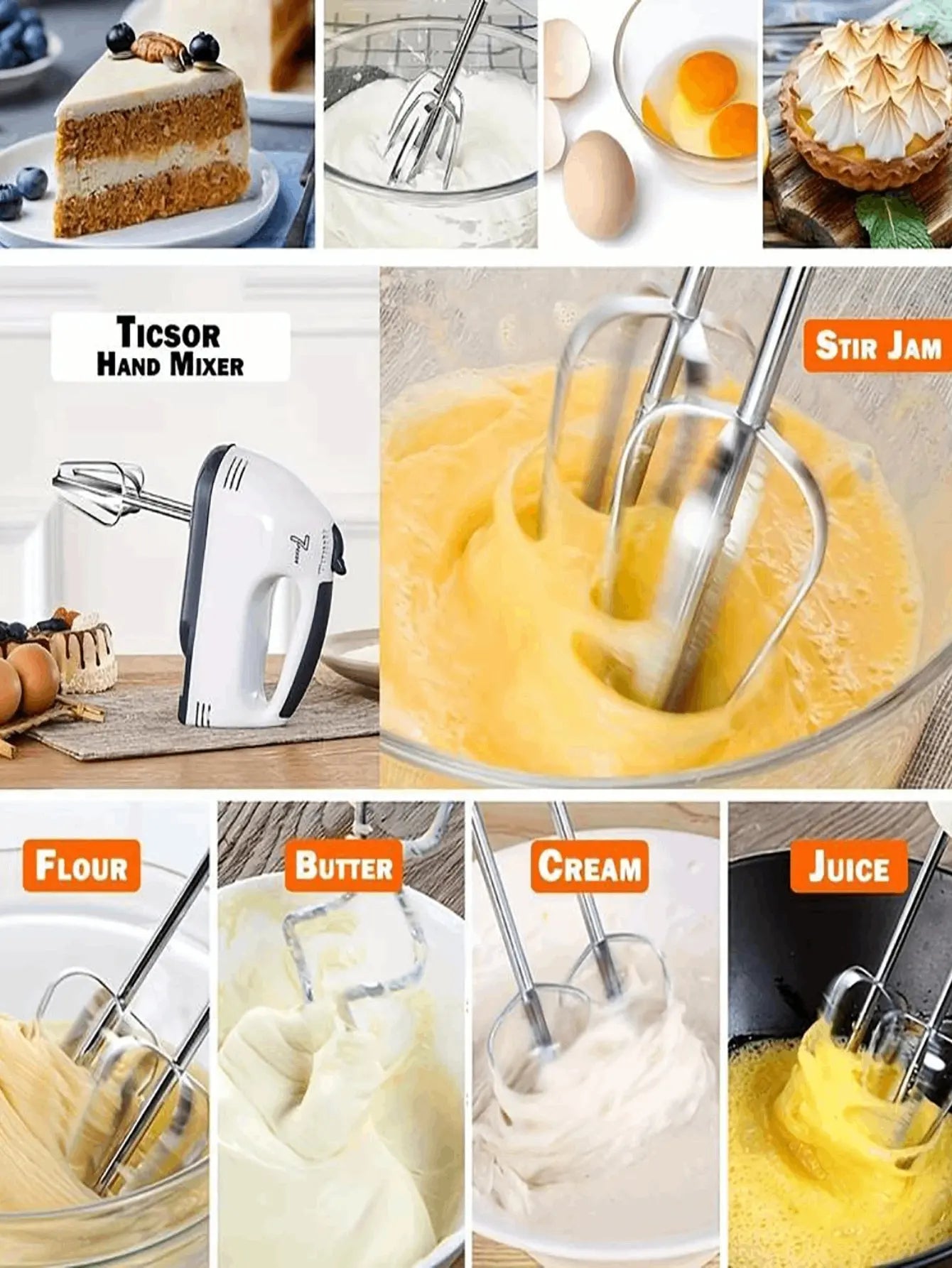 batidor de huevo Crema mezclador