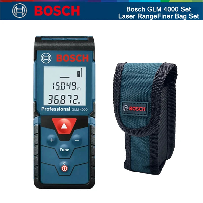 Bosch-Bolsa de telémetro láser GLM 4000 medidor de distancia láser