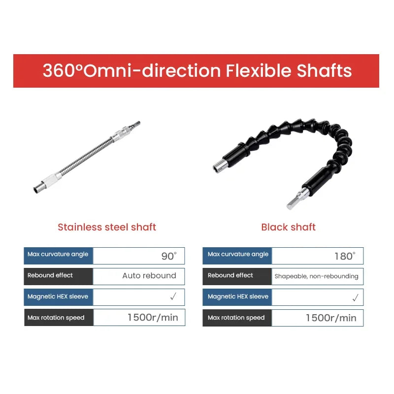 punta de destornillador flexible