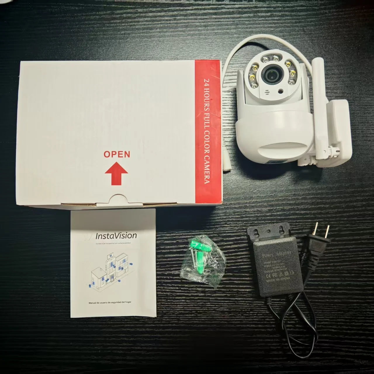 Cámara de Seguridad InstaVision WiFi 2.4G - Visión Nocturna y Audio Bidireccional