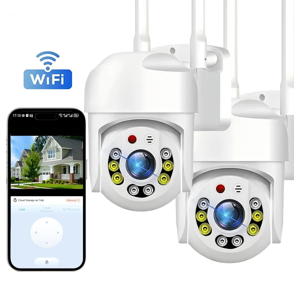 Cámara de Seguridad InstaVision WiFi 2.4G - Visión Nocturna y Audio Bidireccional