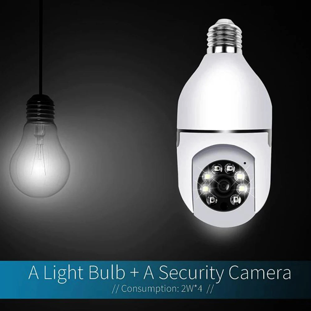 Cámara de seguridad WiFi panorámica de 360 grados