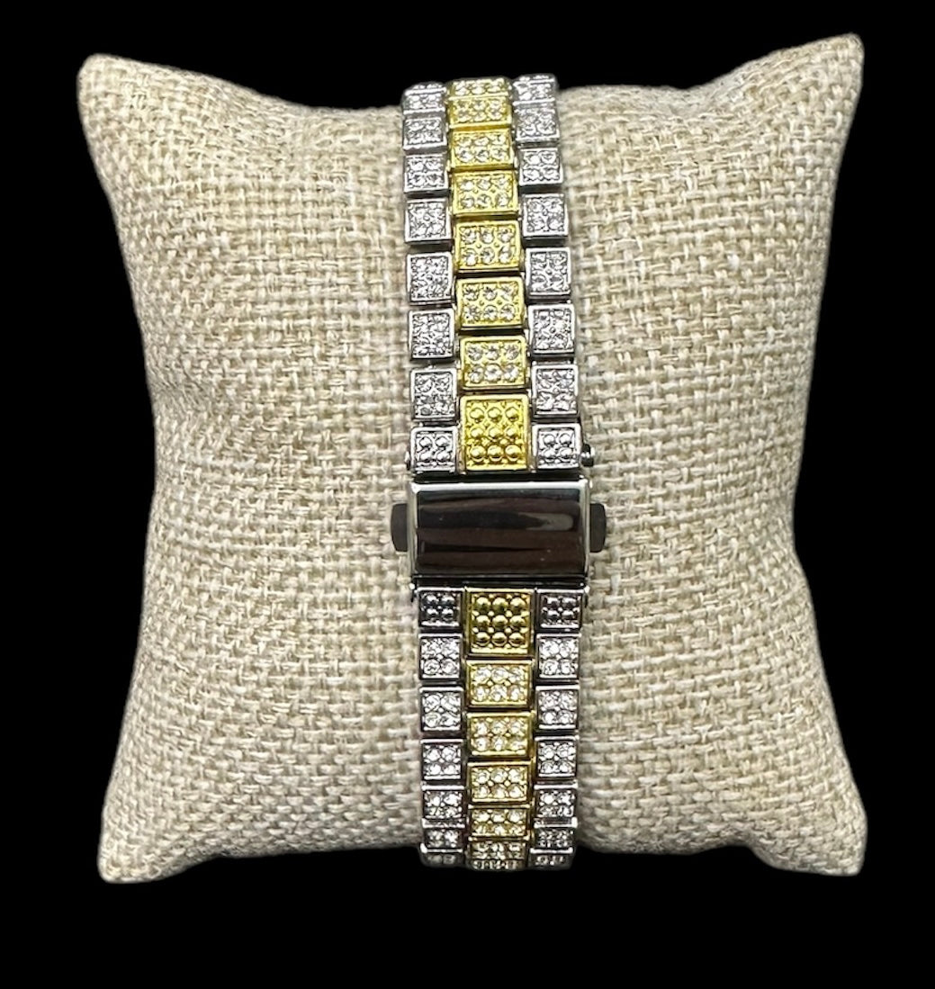 Reloj Combinado Zirconias Negro
