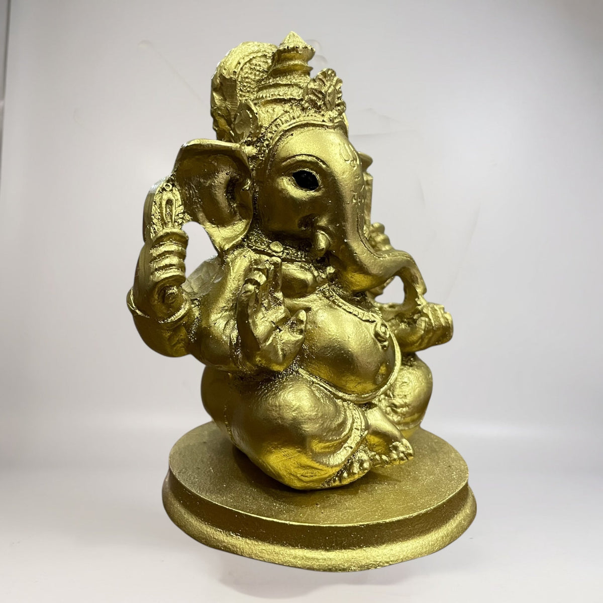 Ganesh 8.5 Cm Resina Nacional Pintado A Mano