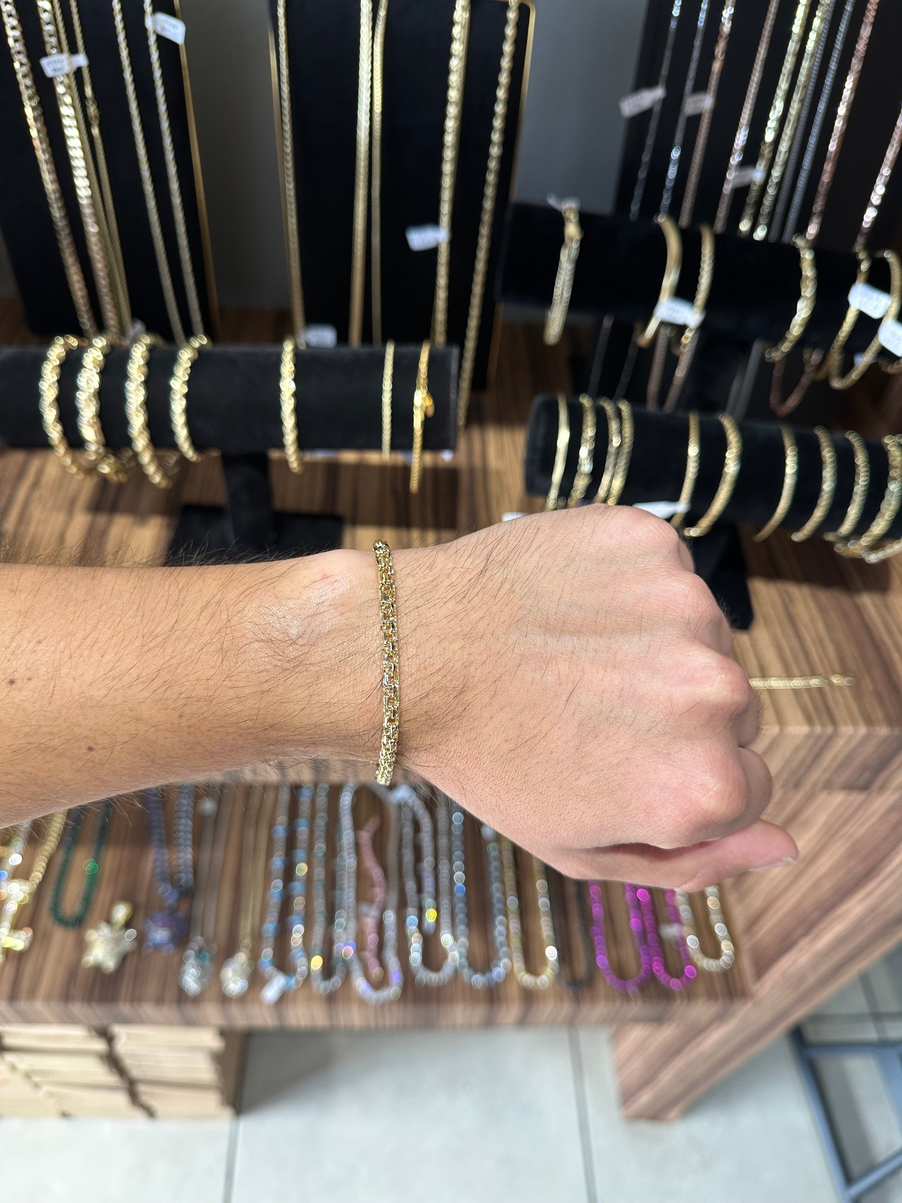 Pulsera Tejido Chino 4 mm