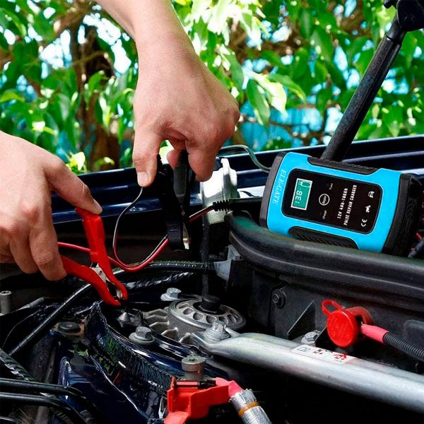 12V Mantenedor Cargador Inteligente Batería Auto Moto Bote