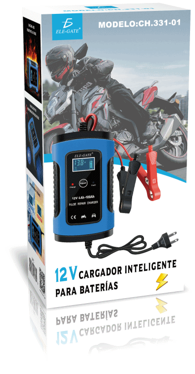 12V Mantenedor Cargador Inteligente Batería Auto Moto Bote