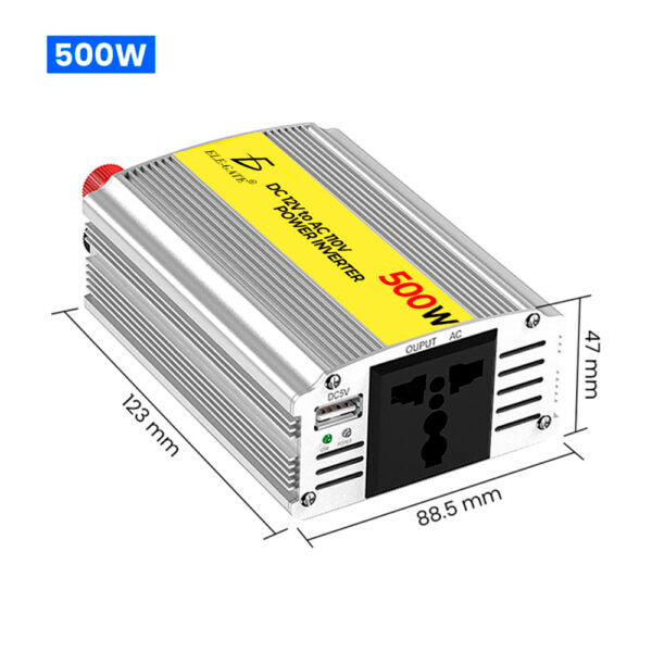 Inversor Voltaje Con Cargador Ups Volta 12Vdc/110Vac 500W