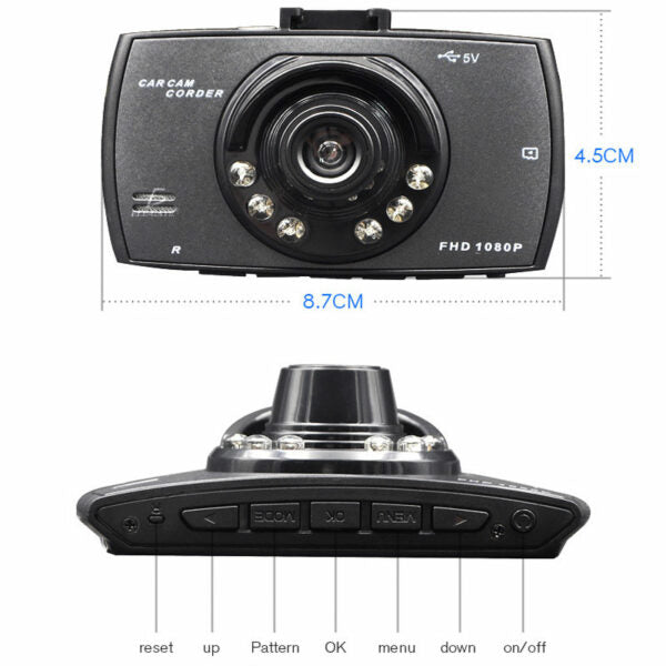Camara Dvr Grabador Auto Con Pantalla Nocturna