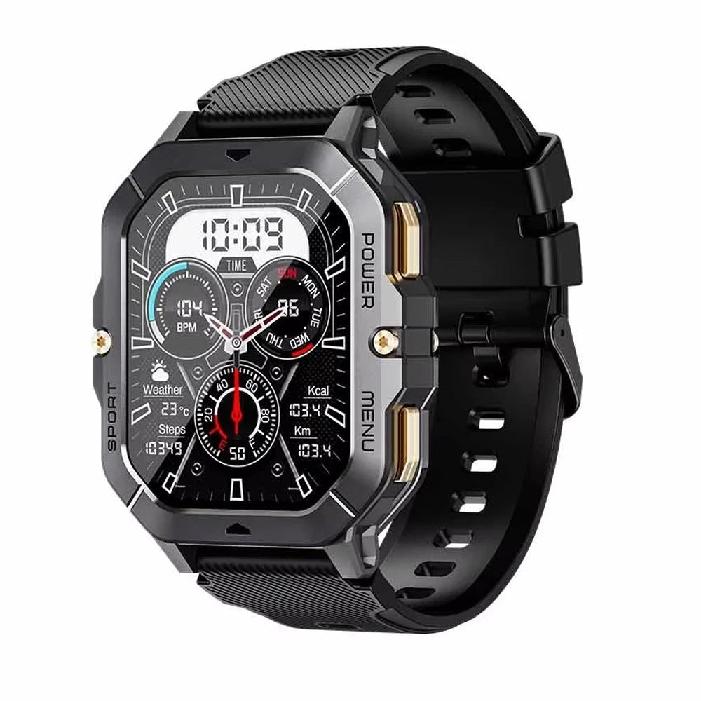 reloj inteligente para hombre, resistente al agua,