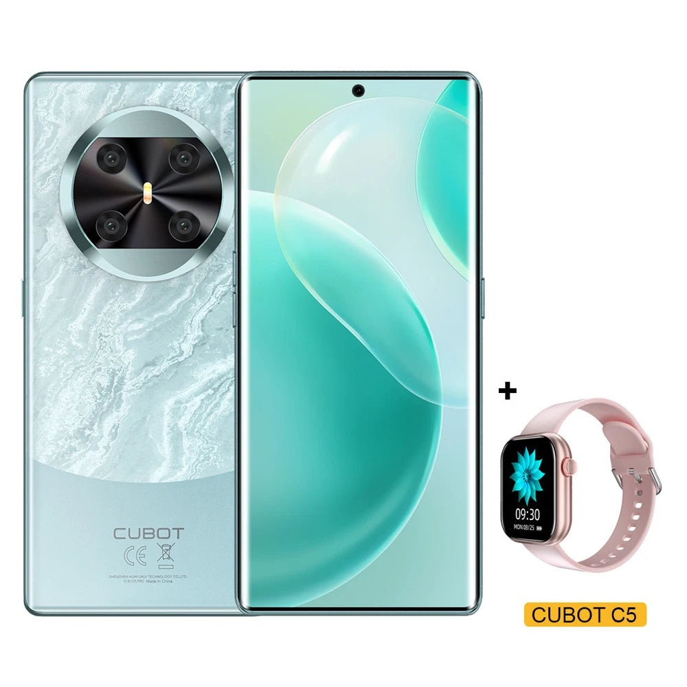 Teléfono inteligente Android 14, Pantalla curva 120 Hz, 32 GB de RAM (16 GB + 16 GB extendido), 256 G