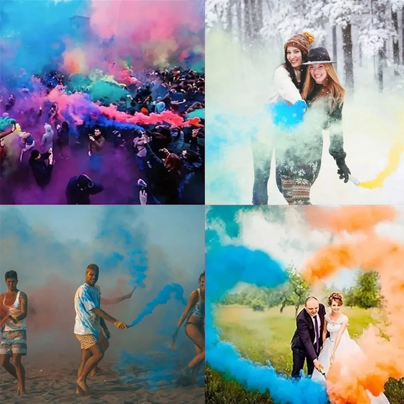 Cañon Bazuca Humo Colores