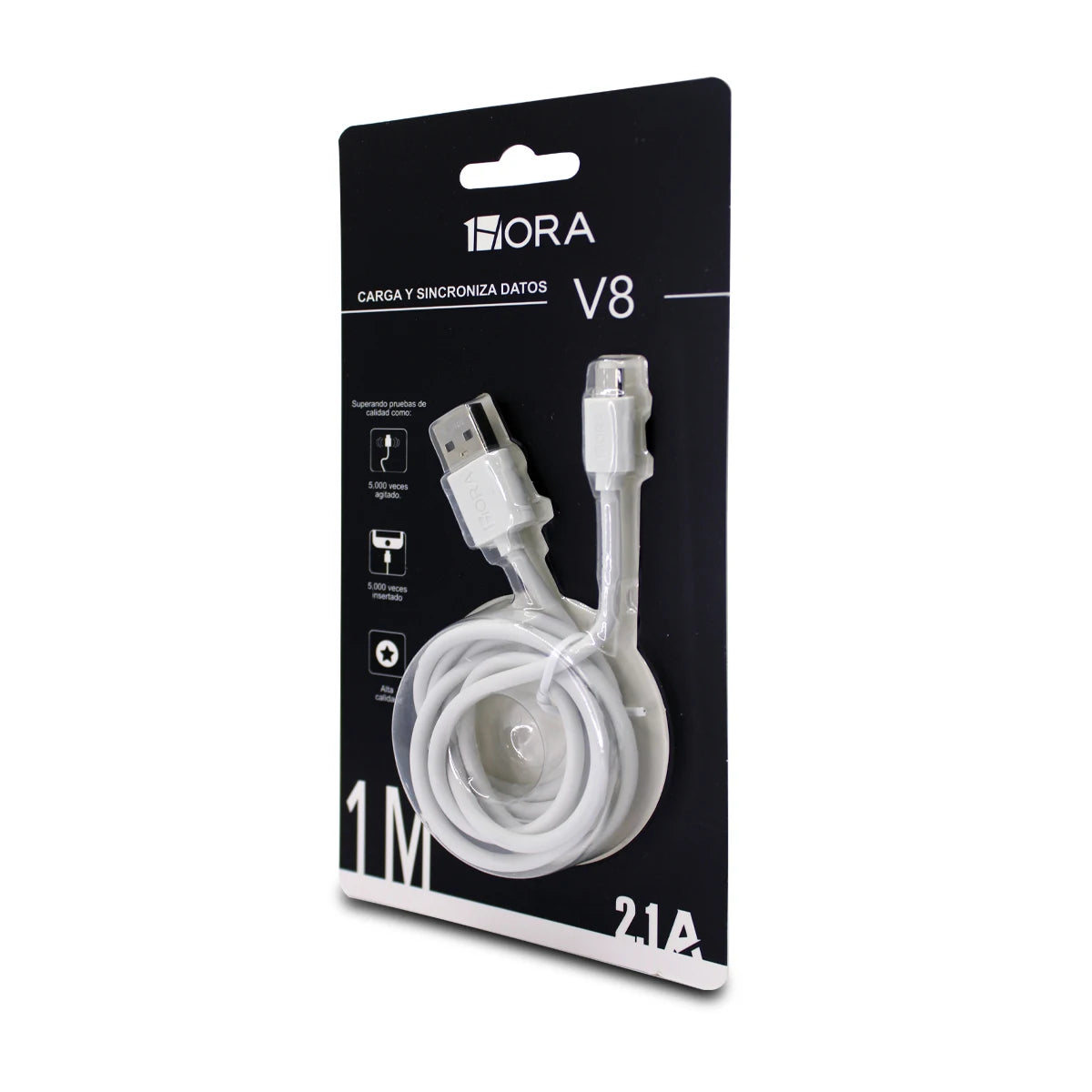 Cable Usb-a A Micro-usb 1hora Carga Rápida 1 Metro