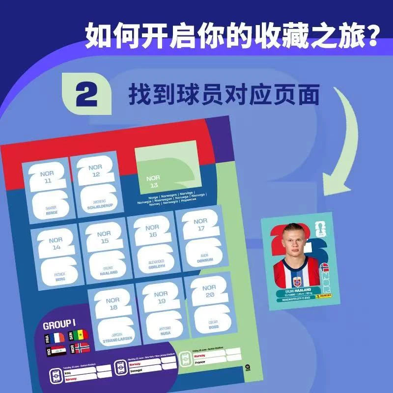 Caja de Colección de Pegatinas de la Copa Mundial FIFA Panini 2026, 50 Paquetes, Regalo para Fanáticos, ENVÍO RÁPIDO