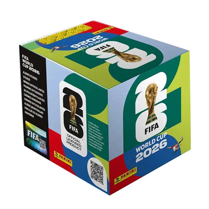 Caja de Colección de Pegatinas de la Copa Mundial FIFA Panini 2026, 50 Paquetes, Regalo para Fanáticos, ENVÍO RÁPIDO