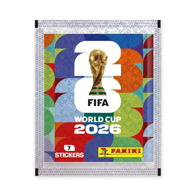 Caja de Colección de Pegatinas de la Copa Mundial FIFA Panini 2026, 50 Paquetes, Regalo para Fanáticos, ENVÍO RÁPIDO