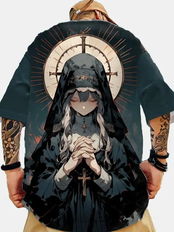 Camiseta de manga corta para hombre y mujer, camisa de estilo anime 3D,