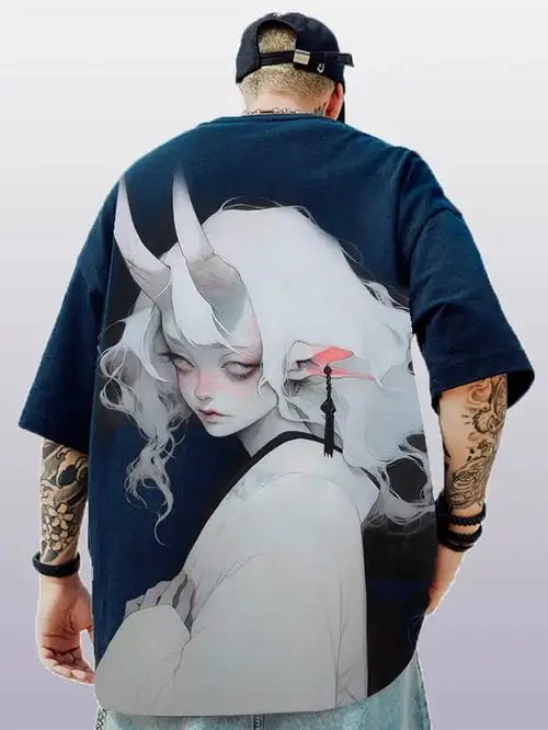 Camiseta de manga corta para hombre y mujer, camisa de estilo anime 3D,