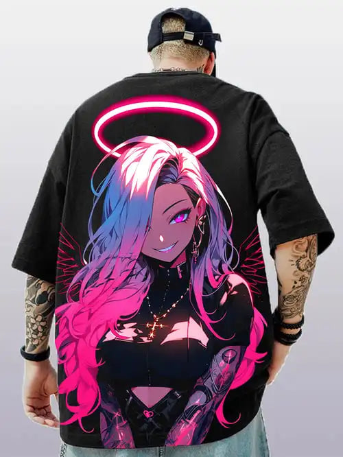 Camiseta de manga corta para hombre y mujer, camisa de estilo anime 3D,