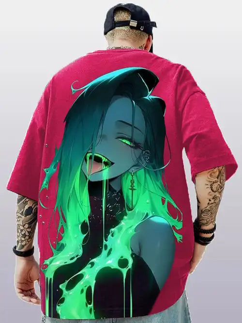 Camiseta de manga corta para hombre y mujer, camisa de estilo anime 3D,