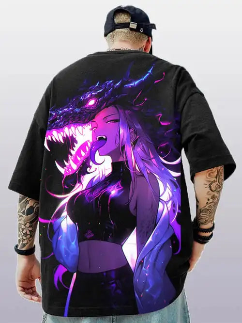 Camiseta de manga corta para hombre y mujer, camisa de estilo anime 3D,