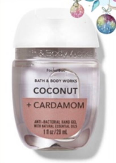 BATH &amp; BODY WORKS GEL ANTIBACTERIAL "COCONUT+CARDAMOM"