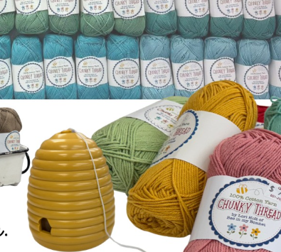 Tazón para Estambre Colmena de Abejitas Lori Holt **llega el 20 nov** 13.3 cm x 15.2 cm