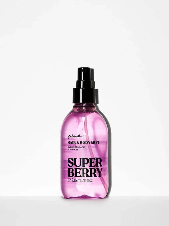 PINK HAIR &amp; BODY MIST "SUPER BERRY" 236 ml